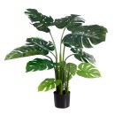 GloboStar® Artificial Garden MONSTERA 20002 Τεχνητό Διακοσμητικό Φυτό Μονστέρα Υ120cm