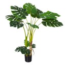 GloboStar® Artificial Garden MONSTERA 20004 Τεχνητό Διακοσμητικό Φυτό Μονστέρα Υ140cm