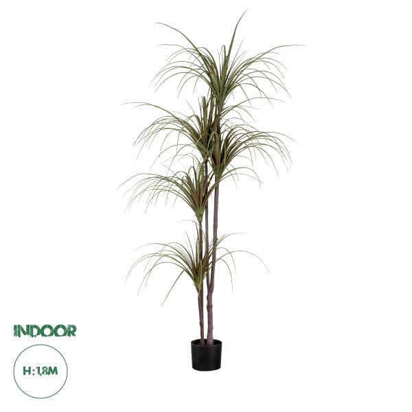 GloboStar® Artificial Garden DRAGON BLOOD TREE 20016 Τεχνητό Διακοσμητικό Φυτό Δράκαινα Υ180cm