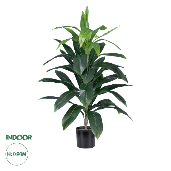 GloboStar® Artificial Garden DRACAENA SILK 20042 Τεχνητό Διακοσμητικό Φυτό Δράκαινα Υ90cm