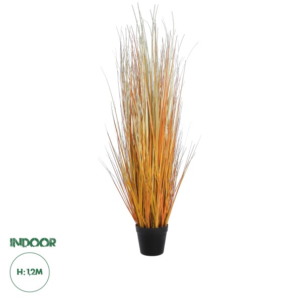 GloboStar® Artificial Garden BUCHANAN'S SEDGE GRASS 20115 Τεχνητό Διακοσμητικό Φυτό Γρασίδι του Μπουχανάν Υ120cm