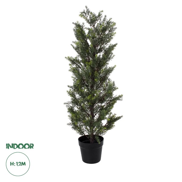 GloboStar® Artificial Garden LEMON CYPRESS 20151 Τεχνητό Διακοσμητικό Φυτό Λεμονόκυπάρισσο Υ120cm