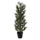 GloboStar® Artificial Garden LEMON CYPRESS 20151 Τεχνητό Διακοσμητικό Φυτό Λεμονόκυπάρισσο Υ120cm