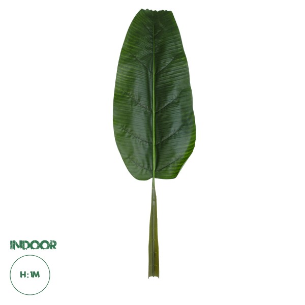 GloboStar® Artificial Garden BANANA TREE LEAF 20177 Τεχνητό Διακοσμητικό Φύλο Μπανανιάς - Μπανανόδεντρου Π30 x Υ100cm