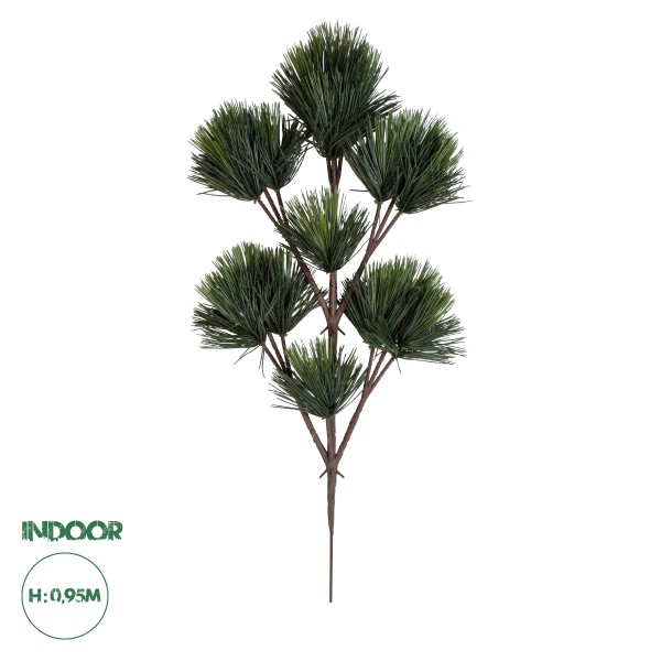 GloboStar® Artificial Garden PINUS MASSONIANA BRANCH 20218 Τεχνητό Διακοσμητικό Κλαδί Πεύκου Π52 x Υ95cm