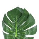 GloboStar® Artificial Garden MONSTERA LEAF 20222 Τεχνητό Διακοσμητικό Φύλο Μονστέρας Π28 x Υ83cm