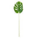 GloboStar® Artificial Garden MONSTERA LEAF 20223 Τεχνητό Διακοσμητικό Φύλο Μονστέρας Π16 x Υ76cm