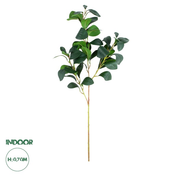 GloboStar® Artificial Garden LAURUS NOBILIS BRANCH 20224 Τεχνητό Διακοσμητικό Κλαδί Δάφνης Π35 x Υ70cm