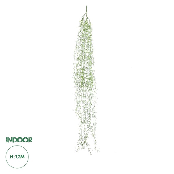 GloboStar® Artificial Garden TILLANDSIA HANGING BRANCH 20236 Τεχνητό Διακοσμητικό Κρεμαστό Φυτό Ισπανικό Βρύο Τιλάντσια Υ120cm