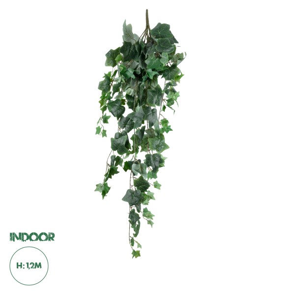 GloboStar® Artificial Garden IVY HANGING BRANCH 20244 Τεχνητό Διακοσμητικό Κρεμαστό Φυτό Κισσός Υ120cm