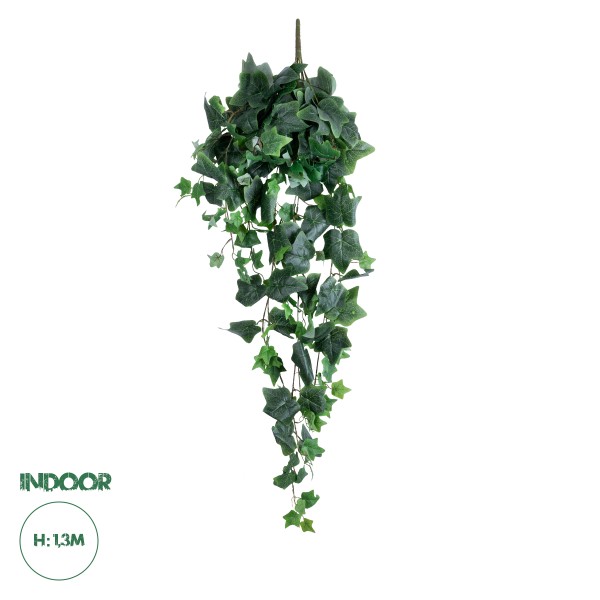 GloboStar® Artificial Garden IVY HANGING BRANCH 20252 Τεχνητό Διακοσμητικό Κρεμαστό Φυτό Κισσός Υ130cm