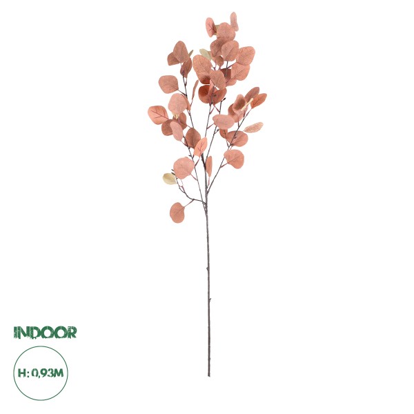 GloboStar® Artificial Garden EUCALYPTUS BRANCH 20257 Τεχνητό Διακοσμητικό Κλαδί Ευκάλυπτου Π27 x Υ93cm