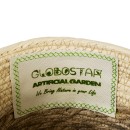 GloboStar® Artificial Garden MYKONOS 20280 Διακοσμητικό Πλεκτό Καλάθι - Κασπώ Γλάστρα - Flower Pot Μπεζ με Μακραμέ Φ25cm x Υ19cm