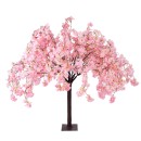 GloboStar® Artificial Garden PINK CHERRY BLOSSOM TREE 20359 Τεχνητό Διακοσμητικό Δέντρο Ροζ Άνθος Κερασιάς Υ140cm