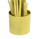 GloboStar® Artificial Garden YELLOW STRELITZIA 20367 Τεχνητό Διακοσμητικό Φυτό Κίτρινη Στερλίτσια Υ120cm