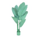 GloboStar® Artificial Garden TURQUOISE STRELITZIA 20368 Τεχνητό Διακοσμητικό Φυτό Τιρκουάζ Στερλίτσια Υ120cm