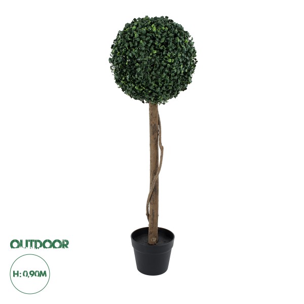 GloboStar® Artificial Garden BUXUS 20406 Τεχνητό Διακοσμητικό Φυτό Πυξός Υ90cm