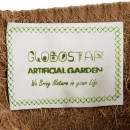 GloboStar® Artificial Garden SALAMINA 20479 Κρεμαστό Κασπώ Γλάστρα - Flower Pot από Φλοιό Καρύδας Καφέ Φ20cm x Υ10cm