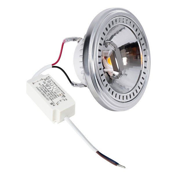 GloboStar® DARKO 60380 Σποτ LED Indirect Anti-Glare AR111 14W 1582lm 40° AC 220-240V IP20 Φ11.1 x Υ6.6cm Θερμό Λευκό 2700K - Bridgelux High Lumen COB Gen2 - TÜV Certified Driver - 5 Years Warranty