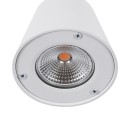 GloboStar® GARDENIA 60797 Φωτιστικό Τοίχου - Απλίκα Αρχιτεκτονικού Φωτισμού Εσωτερικού/Εξωτερικού Χώρου Up or Down LED 7W 700lm 60° AC220-240V Αδιάβροχο IP65 - Σώμα Αλουμινίου & Tempered Glass - Μ9.5 x Π13 x Υ7.7cm - Θερμό Λευκό 2700K - Λευκό - Bridgelux 