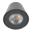 GloboStar® GARDENIA 60798 Φωτιστικό Τοίχου - Απλίκα Αρχιτεκτονικού Φωτισμού Εσωτερικού/Εξωτερικού Χώρου Up or Down LED 7W 700lm 60° AC220-240V Αδιάβροχο IP65 - Σώμα Αλουμινίου & Tempered Glass - Μ9.5 x Π13 x Υ7.7cm - Θερμό Λευκό 2700K - Γκρι Ανθρακί - Bri