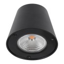 GloboStar® GARDENIA 60799 Φωτιστικό Τοίχου - Απλίκα Αρχιτεκτονικού Φωτισμού Εσωτερικού/Εξωτερικού Χώρου Up or Down LED 7W 700lm 60° AC220-240V Αδιάβροχο IP65 - Σώμα Αλουμινίου & Tempered Glass - Μ9.5 x Π13 x Υ7.7cm - Θερμό Λευκό 2700K - Μαύρο - Bridgelux 