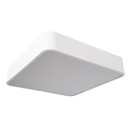 GloboStar® KAMALA 61207-P Κρεμαστή Πλαφονιέρα Οροφής LED CCT 67W 7370lm 120° AC 220-240V - Εναλλαγή Φωτισμού μέσω Τηλεχειριστηρίου All In One Ψυχρό 6000k+Φυσικό 4500k+Θερμό 2700k Dimmable Μ40 x Π40 x Υ8cm - Λευκό - 3 Years Warranty