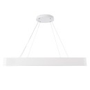 GloboStar® KAMALA 61211-S Πλαφονιέρα Οροφής LED CCT 100W 11020lm 120° AC 220-240V - Εναλλαγή Φωτισμού μέσω Τηλεχειριστηρίου All In One Ψυχρό 6000k+Φυσικό 4500k+Θερμό 2700k Dimmable Μ80 x Π80 x Υ8cm - Λευκό - 3 Years Warranty