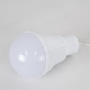 GloboStar® SOLAR-BULB 71502 Αυτόνομη Ηλιακή Κρεμαστή Λάμπα LED A60 Γλόμπος 10W 250lm 260° με Φωτοβολταικό Panel 5V 4W & Επαναφορτιζόμενη Μπαταρία Li-ion 3.2V 600mAh - IP54 - Ψυχρό Λευκό 6000K - Φ6 x Υ10cm - 2 Years Warranty