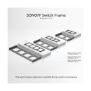 GloboStar® 80084 SONOFF SwitchMan M5-80 Wall Frame 2 Way - L15.7 X W8.6 X H1.48CM