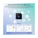 GloboStar® 80094 SONOFF NSPanel86PB Wi-Fi & Zigbee 3.0 Smart Scene Wall Switch (86/EU Type) - AC 100-240V - Integrated HMI Touch Panel - Smart Controller & Gateway for All Smart Devises