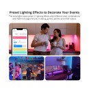 GloboStar® 80098 SONOFF L3-5M RGB Smart LED Strip Light WiFi 2.4GHz 90 SMD/5M 5050 5m Roll & Power Adapter DC 5V Max 10W