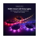 GloboStar® 80099 SONOFF L3-5M-PRO RGBIC Digital IC RGB Smart LED Strip Light WiFi 2.4GHz 90 SMD/M 5050 5m Roll & Power Adapter DC 5V Max 10W