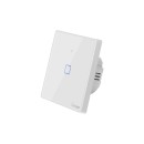 GloboStar® 80130  SONOFF T2EU1C-RF - 433MHz Wireless Smart Wall Touch Button Switch AC 100-240V Max 2A (2A/Way) 1 Way - RF Series