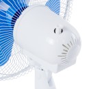 GloboStar® SOLARI-FAN 85353 Solar Fan Αυτόνομος Ηλιακός Επιτραπέζιος Ανεμιστήρας 25W 2 Λειτουργιών Ρεύματος με AC 220-240V ή με Φωτοβολταϊκό Panel 9V 12W & Επαναφορτιζόμενη Μπαταρία Li-ion 7.4V 4400mAh - 3 Ταχύτητες - IP20 - Μ24 x Π36 x Υ49cm - Λευκό & Μπ