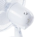 GloboStar® SOLARI-FAN 85354 Solar Fan Αυτόνομος Ηλιακός Επιτραπέζιος Ανεμιστήρας 25W 2 Λειτουργιών Ρεύματος με AC 220-240V ή με Φωτοβολταϊκό Panel 9V 12W & Επαναφορτιζόμενη Μπαταρία Li-ion 7.4V 4400mAh - 3 Ταχύτητες - IP20 - Μ24 x Π36 x Υ49cm - Λευκό - 2 