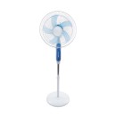 GloboStar® SOLARA-FAN 85355 Solar Fan Αυτόνομος Ηλιακός Επιδαπέδιος Ανεμιστήρας 25W 2 Λειτουργιών Ρεύματος με AC 220-240V ή με Φωτοβολταϊκό Panel 9V 12W & Επαναφορτιζόμενη Μπαταρία Li-ion 7.4V 4400mAh - 3 Ταχύτητες - Ενσωματωμένο USB 2.0 Charger Συσκευών 