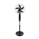 GloboStar® SOLARA-FAN 85356 Solar Fan Αυτόνομος Ηλιακός Επιδαπέδιος Ανεμιστήρας 25W 2 Λειτουργιών Ρεύματος με AC 220-240V ή με Φωτοβολταϊκό Panel 9V 12W & Επαναφορτιζόμενη Μπαταρία Li-ion 7.4V 4400mAh - 3 Ταχύτητες - Ενσωματωμένο USB 2.0 Charger Συσκευών 