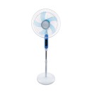 GloboStar® SOLARE-FAN 85357 Solar Fan Αυτόνομος Ηλιακός Επιδαπέδιος Ανεμιστήρας 25W 2 Λειτουργιών Ρεύματος με AC 220-240V ή με Φωτοβολταϊκό Panel 9V 15W & Επαναφορτιζόμενη Μπαταρία Li-ion 7.4V 6000mAh - 12 Ταχύτητες - Ασύρματο Χειριστήριο - Ενσωματωμένο U