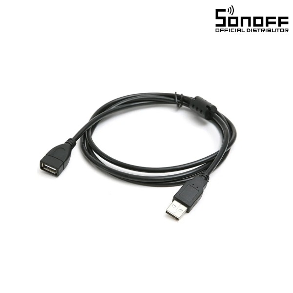 GloboStar® 80104 SONOFF USB Male to Female Extension Cable 2.0 Cable Length 150cm