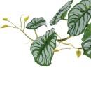 GloboStar® Artificial Garden HANGING ALOCASIA 20601 Τεχνητό Διακοσμητικό Κρεμαστό Φυτό Αλοκάσια Μ28 x Π27 x Υ50cm