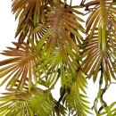 GloboStar® Artificial Garden HANGING FERN 20615 Τεχνητό Διακοσμητικό Κρεμαστό Φυτό Φτέρη Μ30 x Π10 x Υ90cm