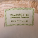 GloboStar® Artificial Garden BELLANO 20748 Επιδαπέδιο Πολυεστερικό Τσιμεντένιο Κασπώ Γλάστρα - Flower Pot Μαύρο με Καφέ Φ36 x Υ90cm