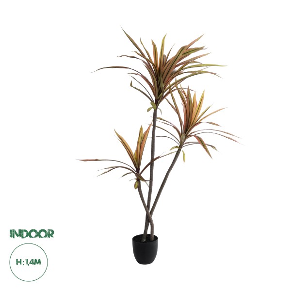 GloboStar® Artificial Garden DRAGON BLOOD TREE 20969 Τεχνητό Διακοσμητικό Φυτό Δράκαινα Φ100 x Υ140cm