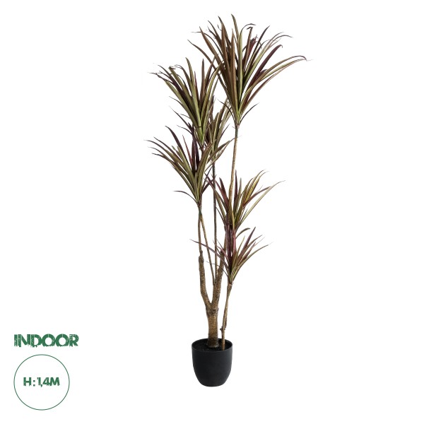 GloboStar® Artificial Garden DRAGON BLOOD TREE 20970 Τεχνητό Διακοσμητικό Φυτό Δράκαινα Φ60 x Υ140cm