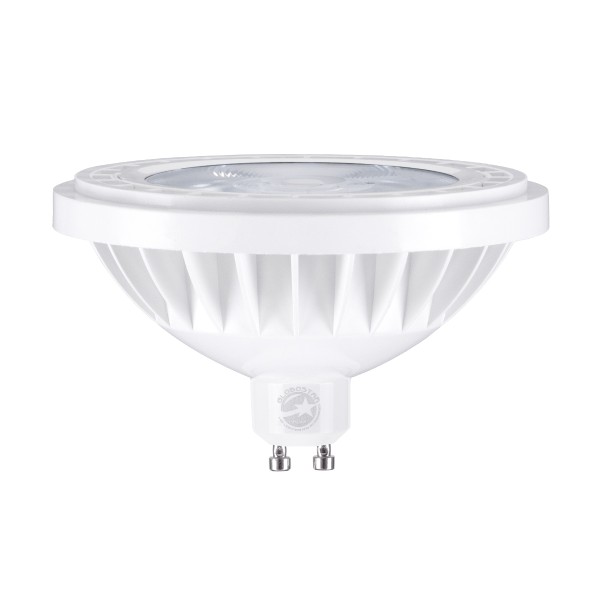 GloboStar® 60134 Σποτ LED GU10 AR111 15W 1410lm 12° AC 220-240V IP20 Φ11 x Υ6.6cm Θερμό Λευκό 2700K Dimmable - 3 Χρόνια Εγγύηση