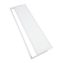 GloboStar® 60221 Πλαίσιο Στήριξης PVC Επιτοίχιας Τοποθέτησης για LED Panel 120x30cm - Λευκό