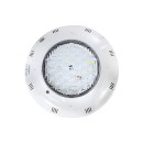 GloboStar® POOLΕΤΙ 61539 PRO Φωτιστικό Πισίνας LED 25W 2000lm 120° AC/DC 12V Αδιάβροχο IP68 IK06 Tempered Glass Φ30 x Υ6.5cm Φυσικό Λευκό 4500K - Bridgelux Chip - 2 Meter VDE Certified Cable - 3 Years Warranty