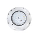 GloboStar® POOLΕΤΙ 61540 PRO Φωτιστικό Πισίνας LED 25W 1875lm 120° AC/DC 12V Αδιάβροχο IP68 IK06 Tempered Glass Φ30 x Υ6.5cm Θερμό Λευκό 2700K - Bridgelux Chip - 2 Meter VDE Certified Cable - 3 Years Warranty