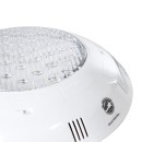 GloboStar® POOLΕΤΙ 61540 PRO Φωτιστικό Πισίνας LED 25W 1875lm 120° AC/DC 12V Αδιάβροχο IP68 IK06 Tempered Glass Φ30 x Υ6.5cm Θερμό Λευκό 2700K - Bridgelux Chip - 2 Meter VDE Certified Cable - 3 Years Warranty